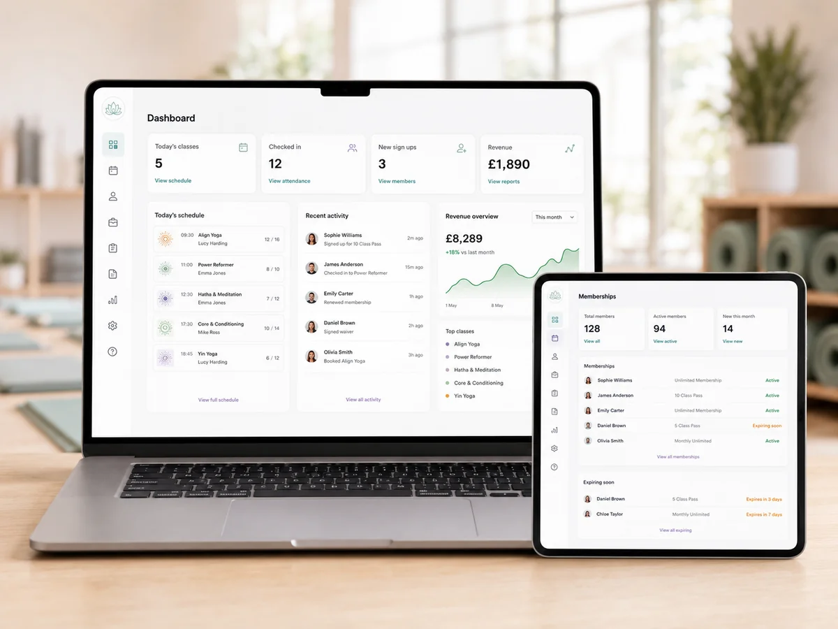 ClassFit online bookings