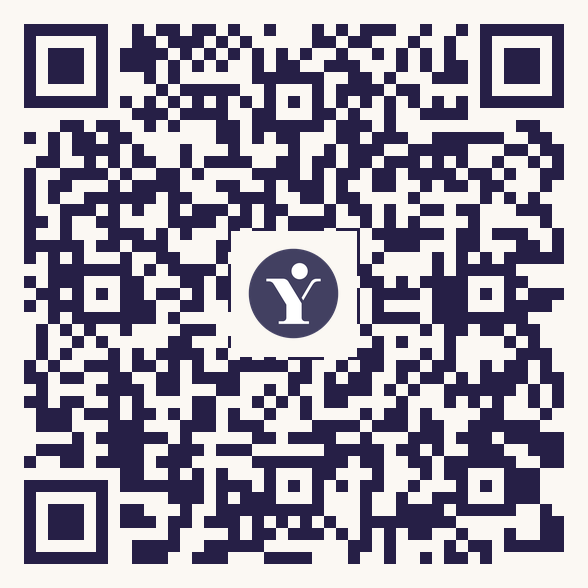 QR code linking to OmStars on YogaPros